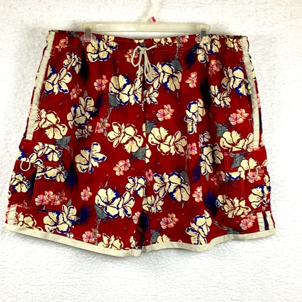 Outback Rider Men’s Floral Swimming Shorts, Size 4XL.